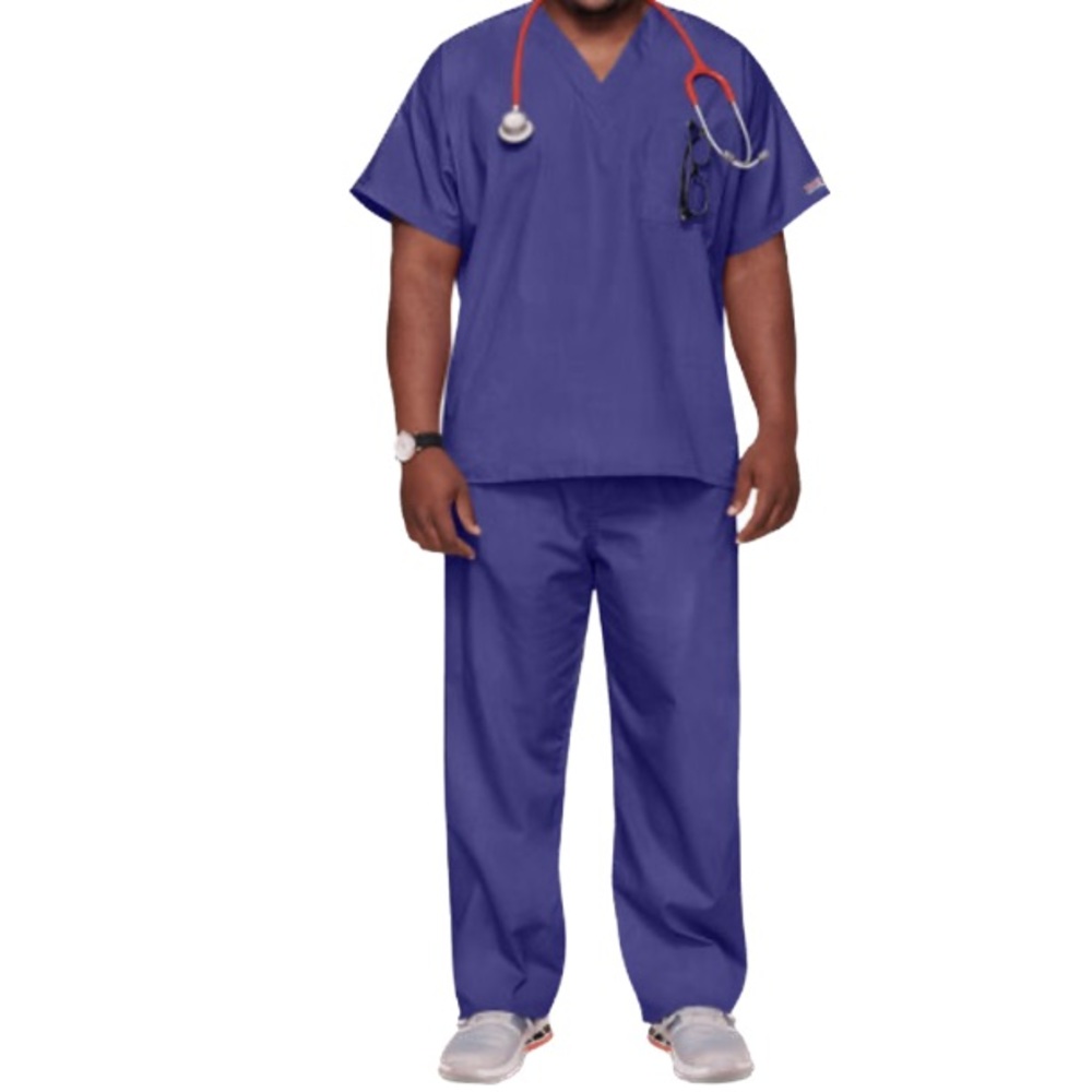 NWT Unisex Cherokee Workwear Traditional Scrub Set Size Small